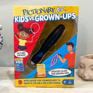 Pictionary Air Kids vs. Grown Ups Brand New Updated Clues Game Night Xmas Gift